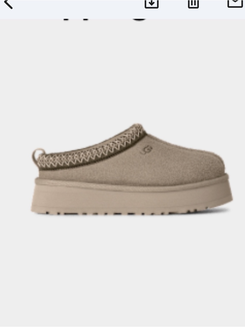 UGG women’s Tazz II in grey